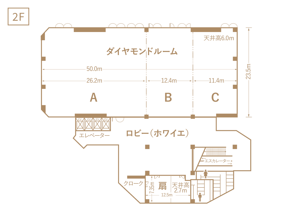 会場：平面図