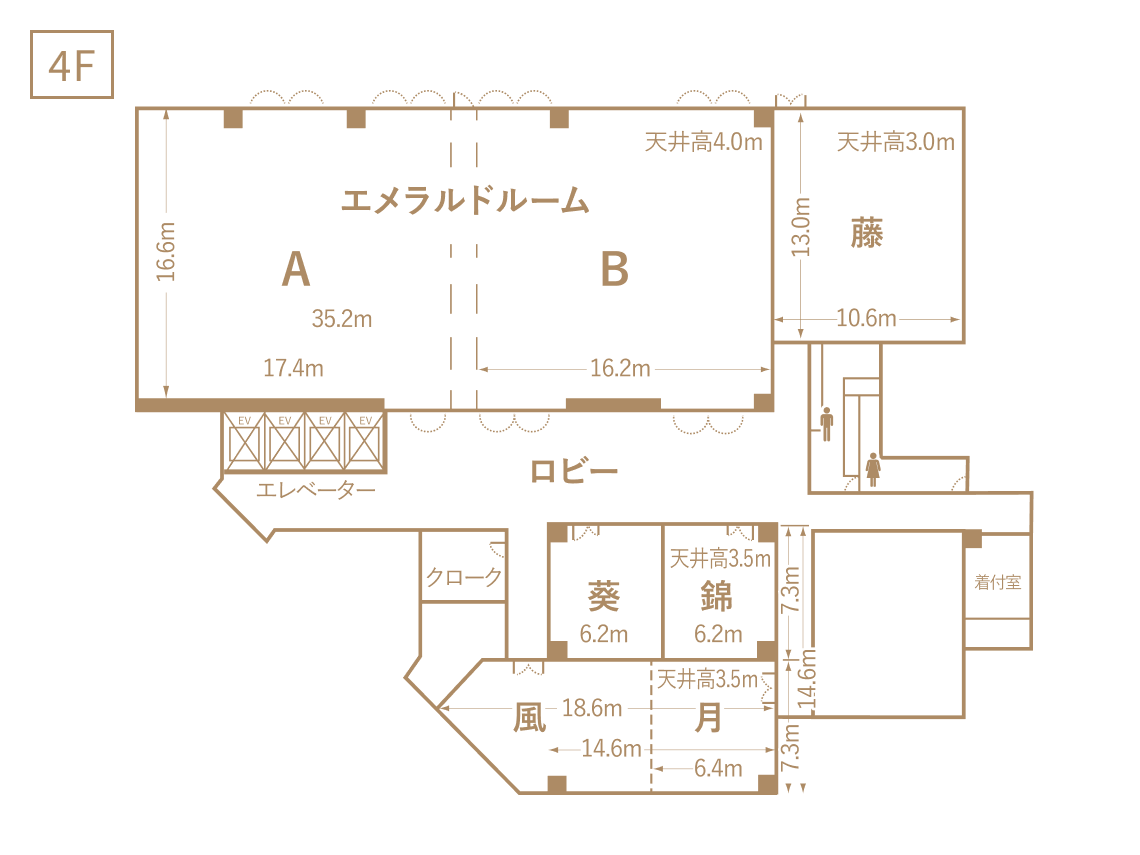 会場：平面図