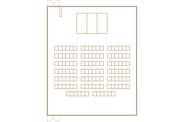 会場：平面図