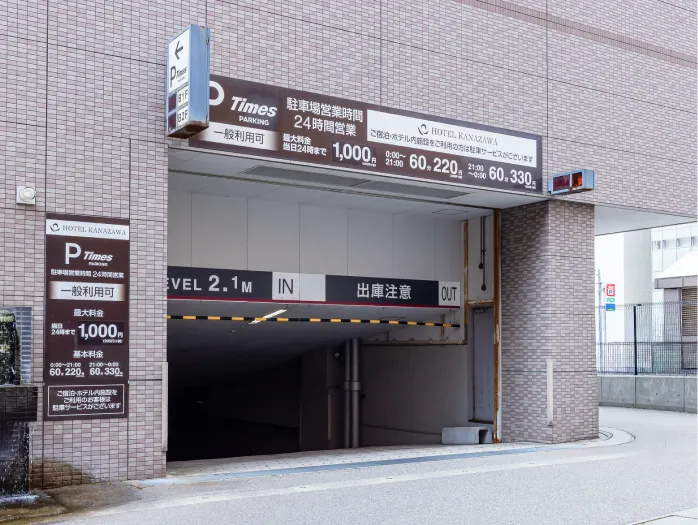 写真：駐車場